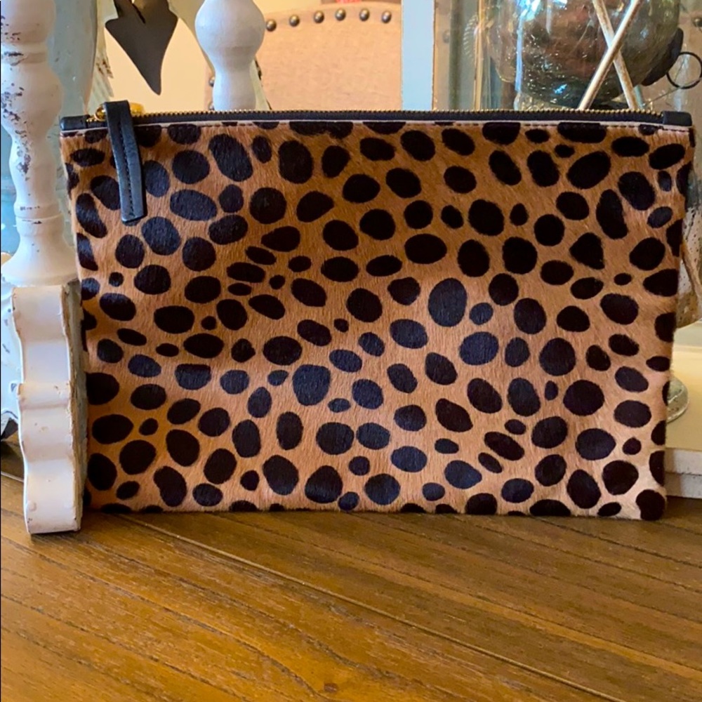 Clare V Leopard 🐆 Hair Clutch